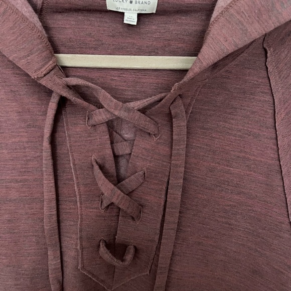 Lucky Brand lace up hoodie - Picture 5 of 7